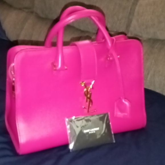 SAINT LAURENT SATCHEL PINK - Picture 4 of 8